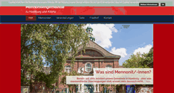 Desktop Screenshot of mennoniten-hamburg.de