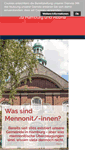 Mobile Screenshot of mennoniten-hamburg.de